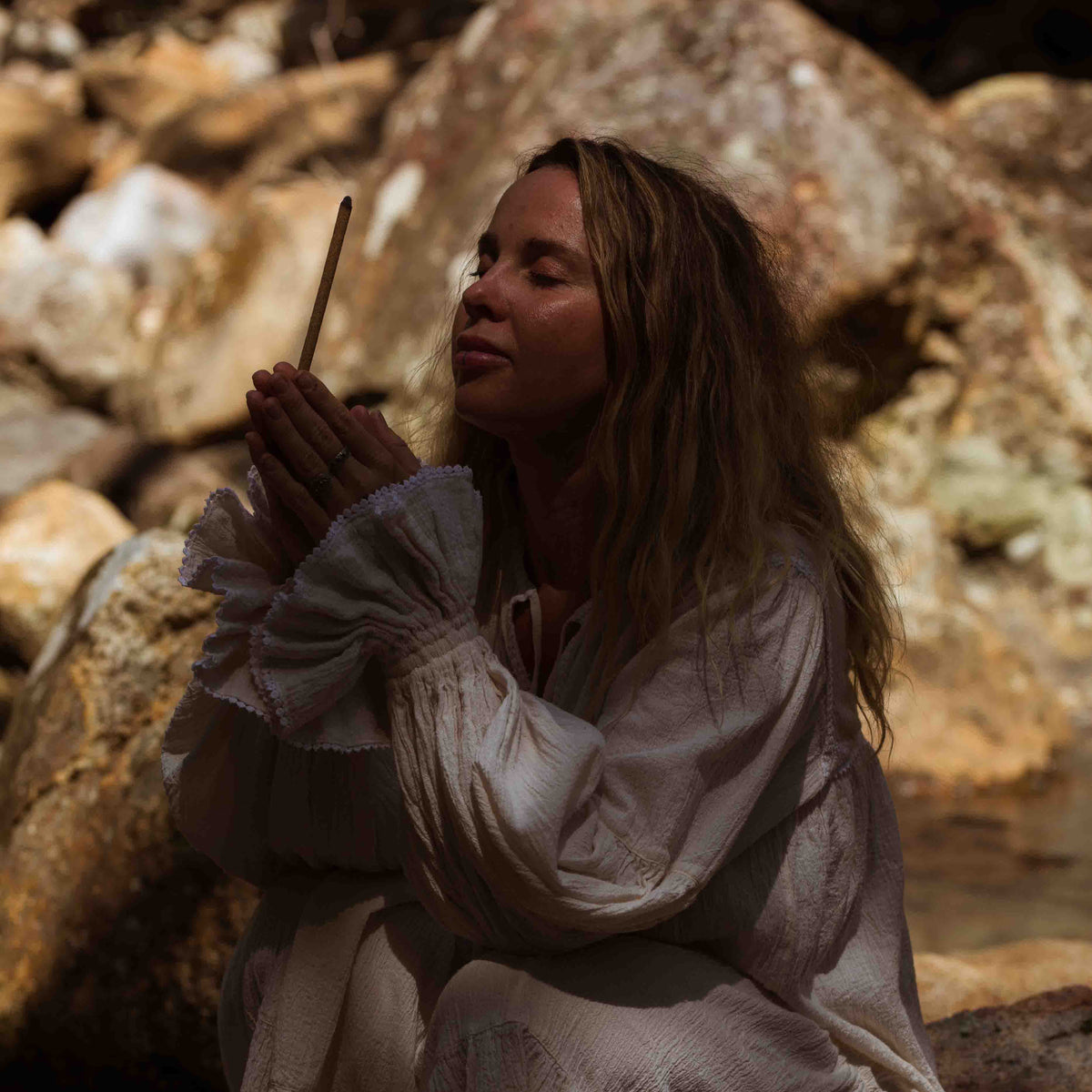 Light something. Begin again.