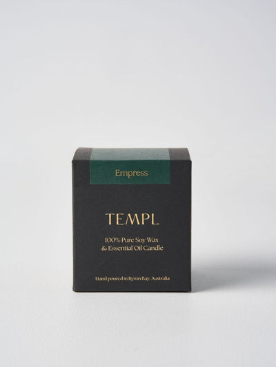 Empress Candle: Cedarwood, Benzoin &amp; Grapefruit TEMPL HOME
