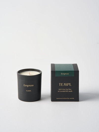 Empress Candle: Cedarwood, Benzoin &amp; Grapefruit TEMPL HOME