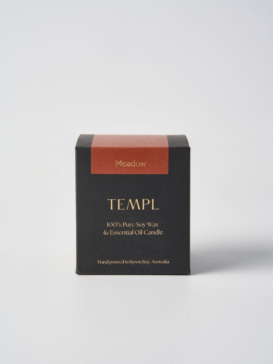 Meadow Candle: Rosewood, Eucalyptus & Orange TEMPL HOME