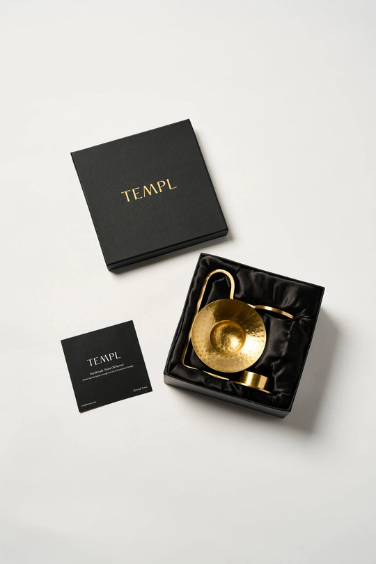 Brass Oil Burner TEMPL HOME